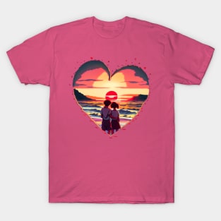 Hawaii beach with couple T-Shirt